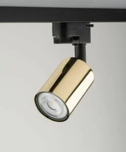 Czarno-złoty reflektor do szyny jednofazowej TK 4921 TRACER | Kaja*Sklep Kaja Outlet