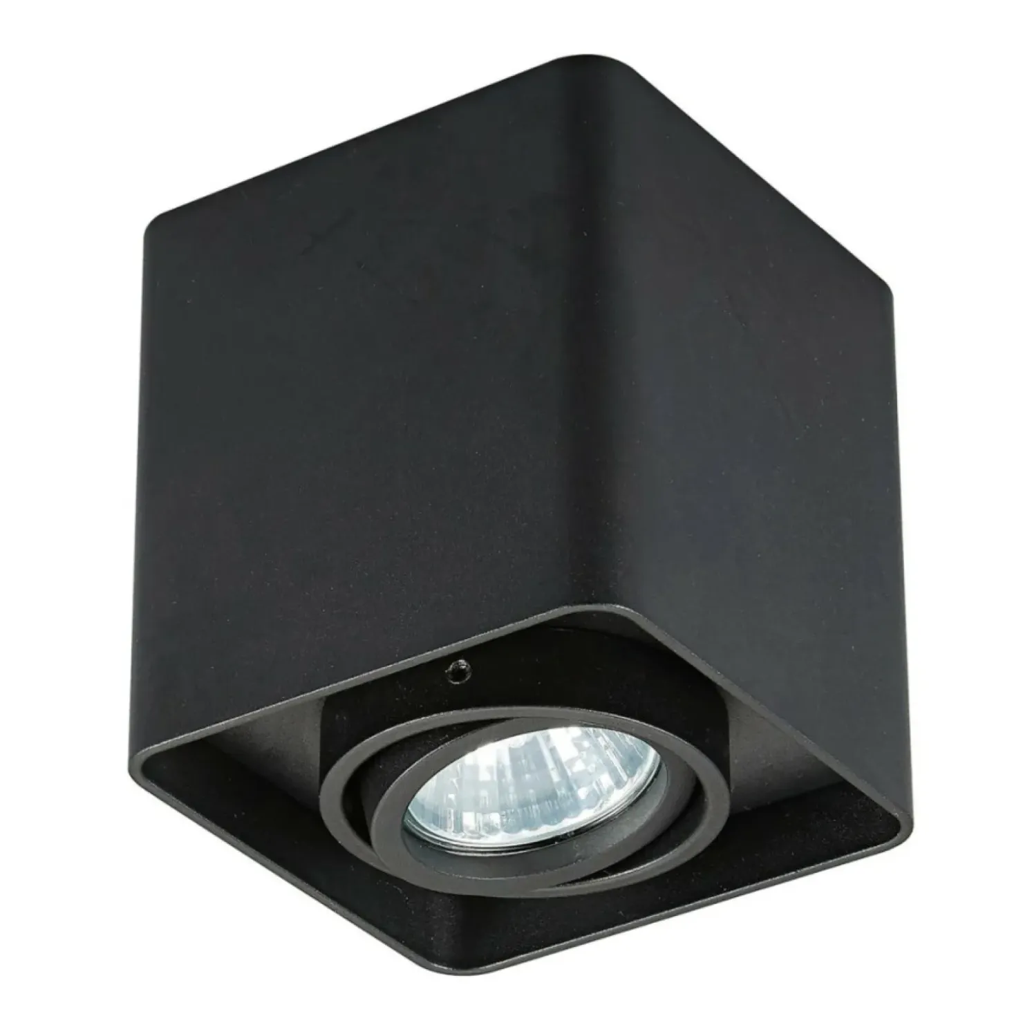 Czarny downlight natynkowy GU10 20039-BK QUADRY SL 1 | Kaja*Sklep Kaja Store