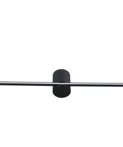 Czarny kinkiet do łazienki 40cm 6W LP-777/1W M BK z serii MODERN SLIM*Sklep Kaja Best