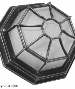 Czarny kinkiet, plafon zewnętrzny K 3012/P SZ z serii RETRO CLASSIC | Kaja Oświe*Sklep Kaja Clearance