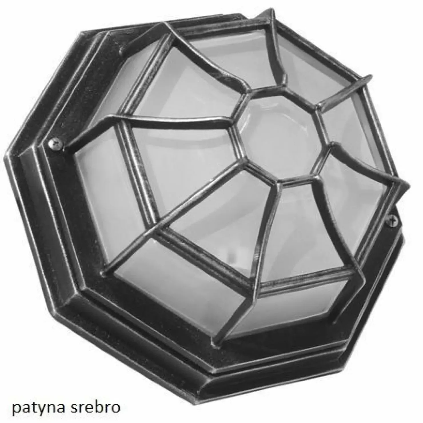 Czarny kinkiet, plafon zewnętrzny K 3012/P SZ z serii RETRO CLASSIC | Kaja Oświe*Sklep Kaja Clearance
