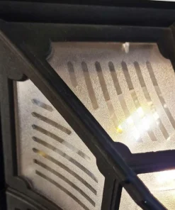 Czarny kinkiet zewnętrzny, plafon CP12-BLACK z serii CHAPEL*Sklep Kaja Outlet