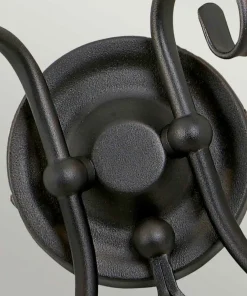 Czarny, klasyczny kinkiet ścienny ART2-BLACK z serii ARTISAN*Sklep Kaja Online