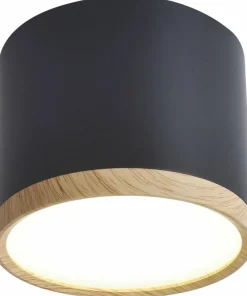 Czarny, nieruchomy reflektor sufitowy LED 2275949 TUBA | Kaja*Sklep Kaja Outlet