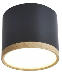 Czarny, nieruchomy reflektor sufitowy LED 2275949 TUBA | Kaja*Sklep Kaja Outlet