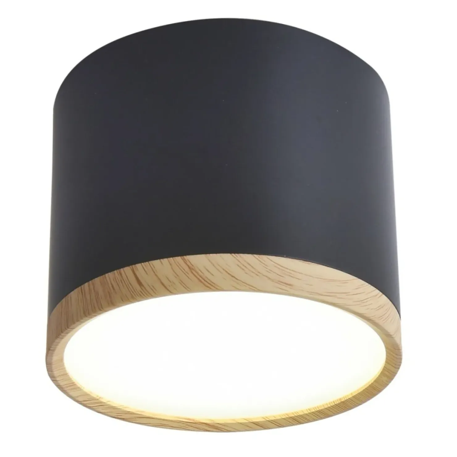 Czarny, nieruchomy reflektor sufitowy LED 2275949 TUBA | Kaja*Sklep Kaja Outlet