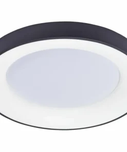 Czarny plafon LED ciepłe światło ⌀38cm 3000K AZ4987 SANTANA | Kaja*Sklep Kaja Sale