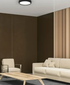 Czarny plafon sufitowy, wbudowany LED 36W ML6394 z serii GEA | Kaja Oświetlenie*Sklep Kaja Fashion