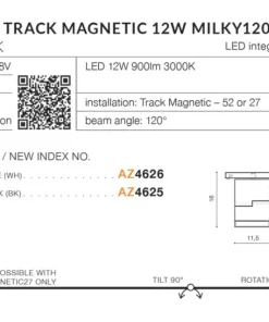 reflektor LED do szyny 1-fazowej AZ4625 ALDO | Kaja Oświetlenie*Sklep Kaja Discount