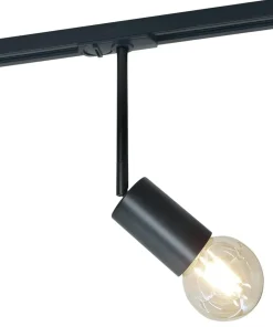 Czarny reflektor z regulacją do szynoprzewodu magnetycznego 913921-1-LNG-BL*Sklep Kaja Sale