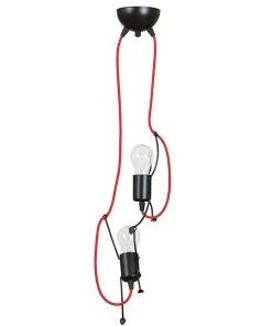 Shop Sklep Kaja Czerwona lampa wisząca o nietuzinkowym kształcie 537/2 | Kaja czerwony