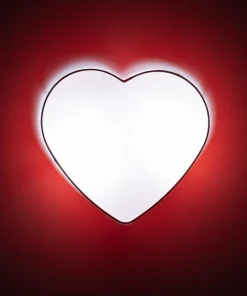 Discount Sklep Kaja Czerwono-biała lampa sufitowa, kształt serca TK 10777 z serii HEART