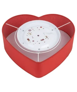 Discount Sklep Kaja Czerwono-biała lampa sufitowa, kształt serca TK 10777 z serii HEART