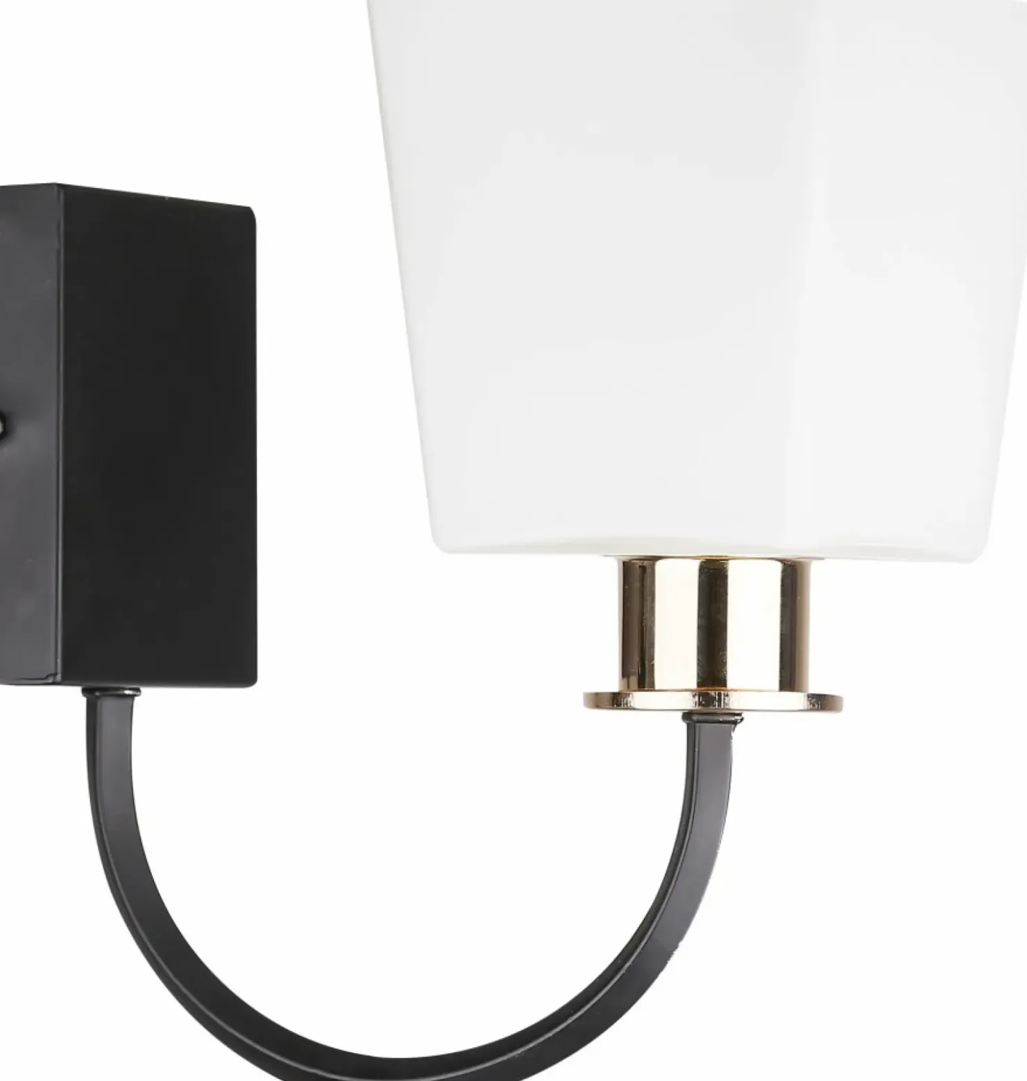 Dekoracyjna czarno-złota lampa ścienna 21-74225 z serii SCHUBERT*Sklep Kaja Discount