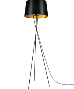 Dekoracyjna, czarno-złota lampa podłogowa K-4358 | Kaja Oświetlenie*Sklep Kaja Flash Sale