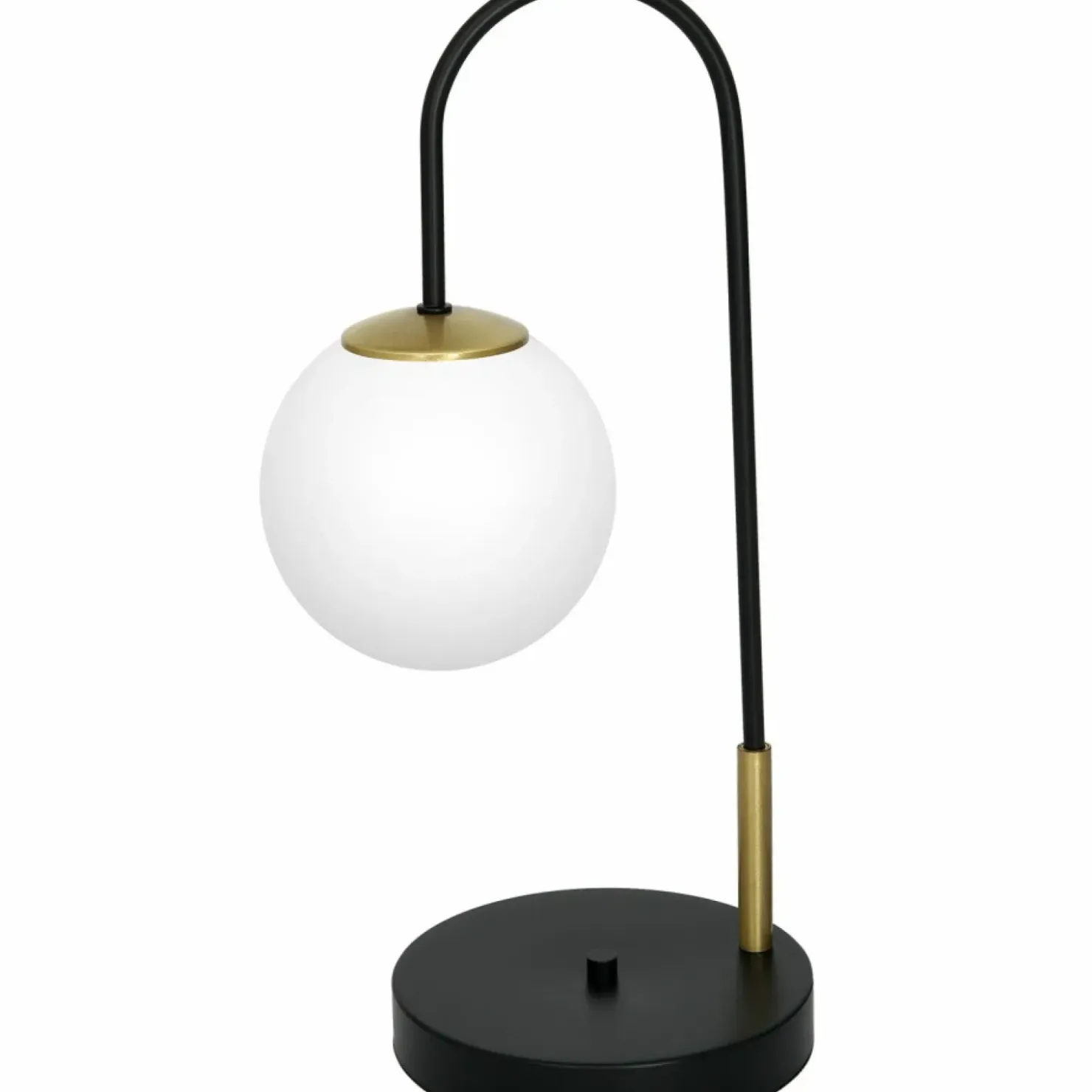 Dekoracyjna, czarno-złota lampa stołowa LX 3202 z serii CAMBRIDGE*Sklep Kaja Flash Sale