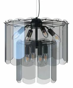 Sale Sklep Kaja Dekoracyjna, elegancka lampa wisząca MD3523-8M-EBCN NIRA | Kaja