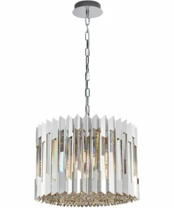 Clearance Sklep Kaja Dekoracyjna, kryształowa lampa do salonu ML0394 RITZ | Kaja