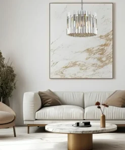 Clearance Sklep Kaja Dekoracyjna, kryształowa lampa do salonu ML0394 RITZ | Kaja