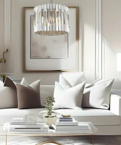 Clearance Sklep Kaja Dekoracyjna, kryształowa lampa do salonu ML0394 RITZ | Kaja