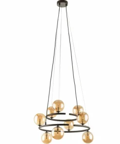 Cheap Sklep Kaja Dekoracyjna lampa, bursztynowe klosze TK 6587 ANABELLE BROWN | Kaja