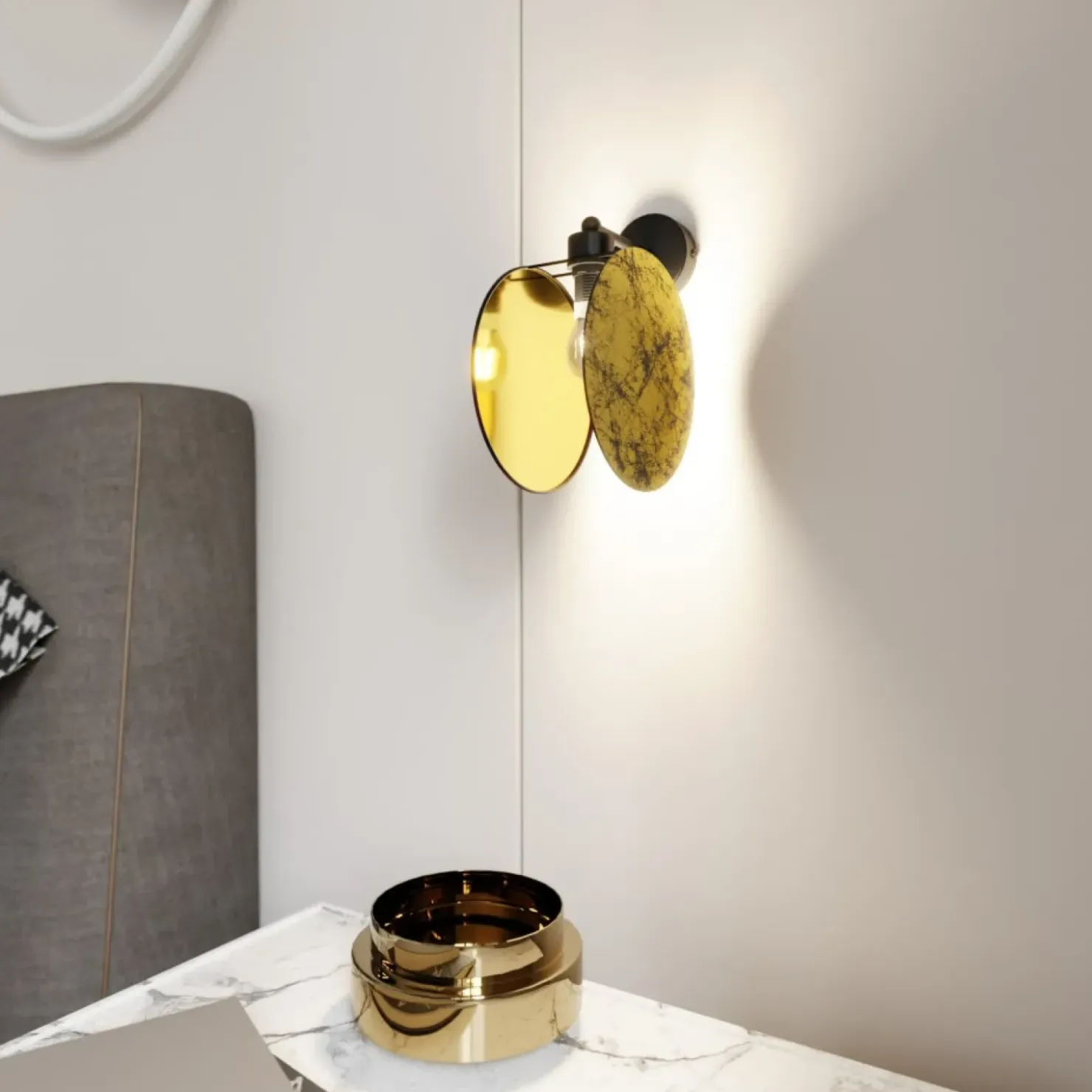 Dekoracyjna lampa ścienna do salonu 1326/K1 MOTIF | Kaja Oświetlenie*Sklep Kaja Hot