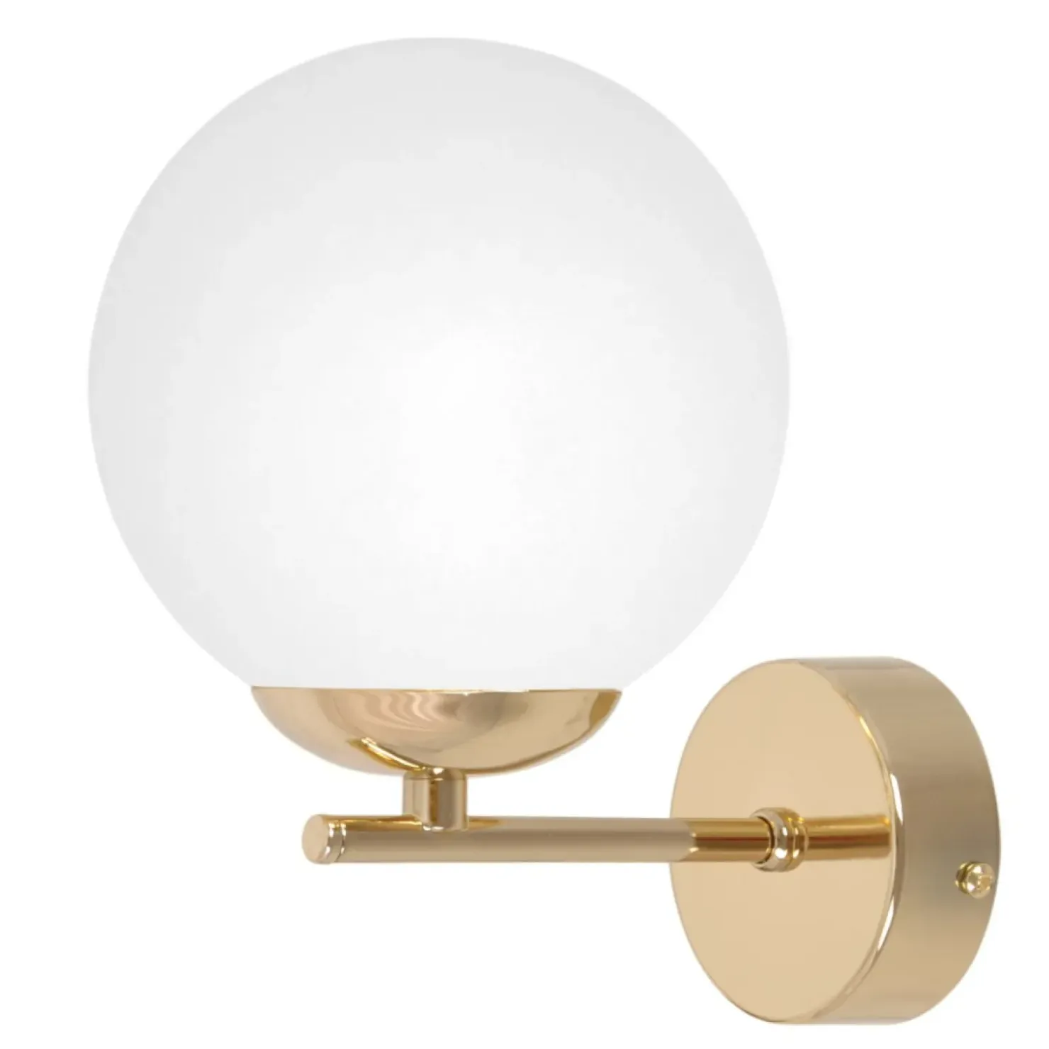 Dekoracyjna lampa ścienna, złoto-biały kinkiet K-5425 z serii REA*Sklep Kaja Shop