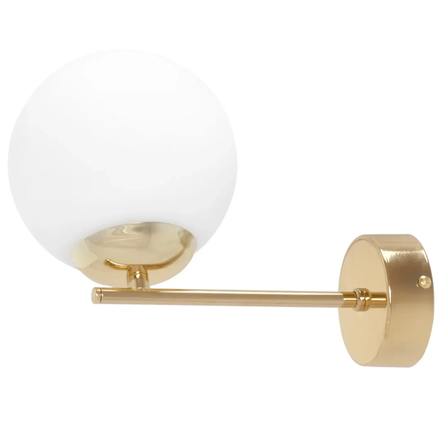 Dekoracyjna lampa ścienna, złoto-biały kinkiet K-5425 z serii REA*Sklep Kaja Shop