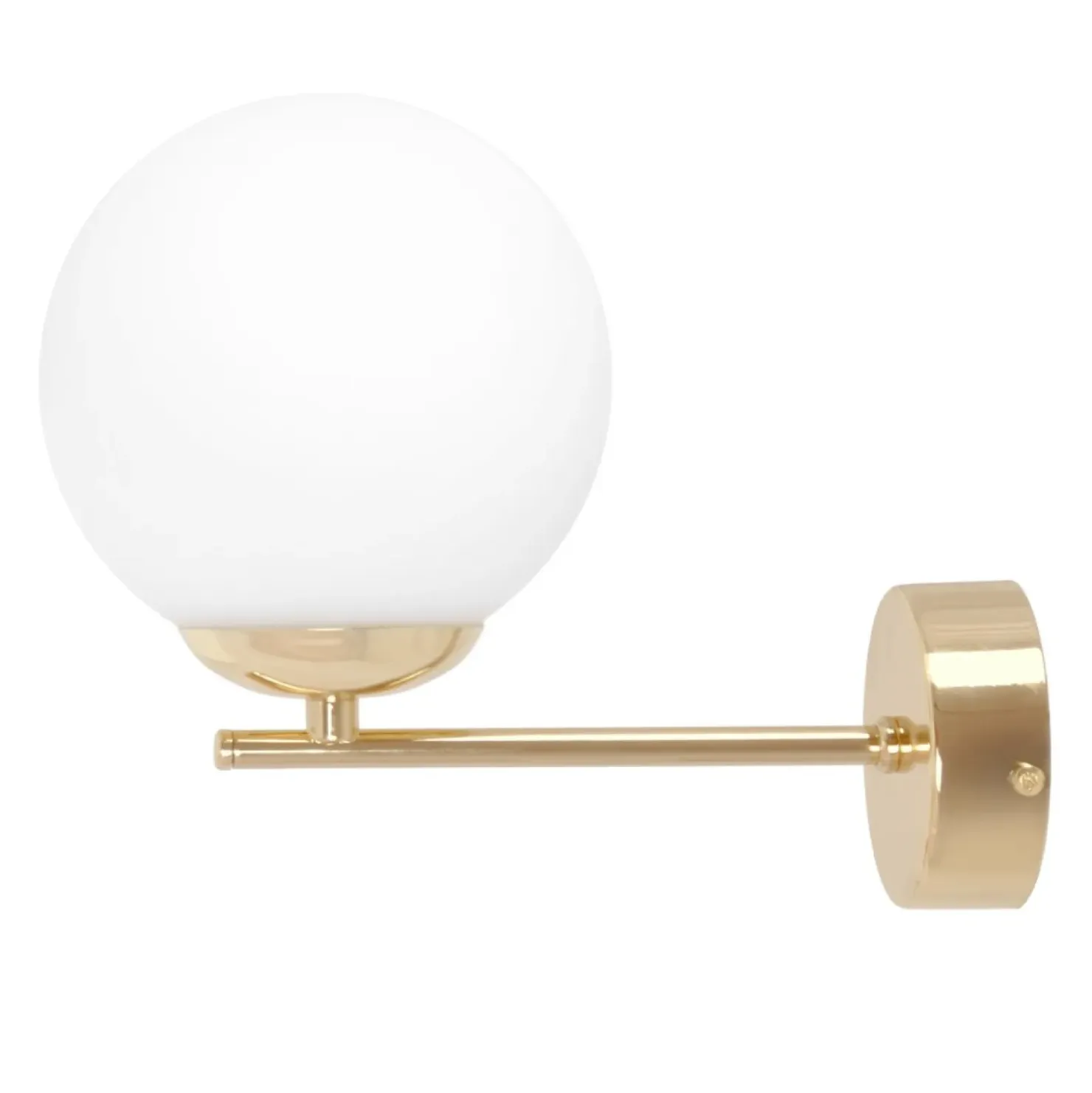 Dekoracyjna lampa ścienna, złoto-biały kinkiet K-5425 z serii REA*Sklep Kaja Shop