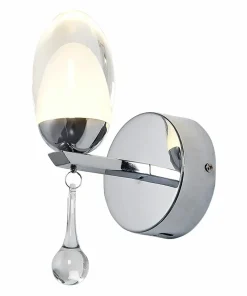 Dekoracyjna lampa ścienna LED z kryształkiem ML304 OVO | Kaja*Sklep Kaja Best