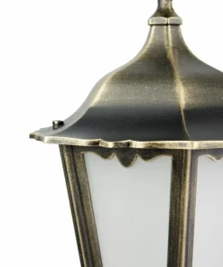 Dekoracyjna lampa elewacyjna, czarna K 3012/1/BD z serii RETRO MAXI | Kaja Oświe*Sklep Kaja Discount