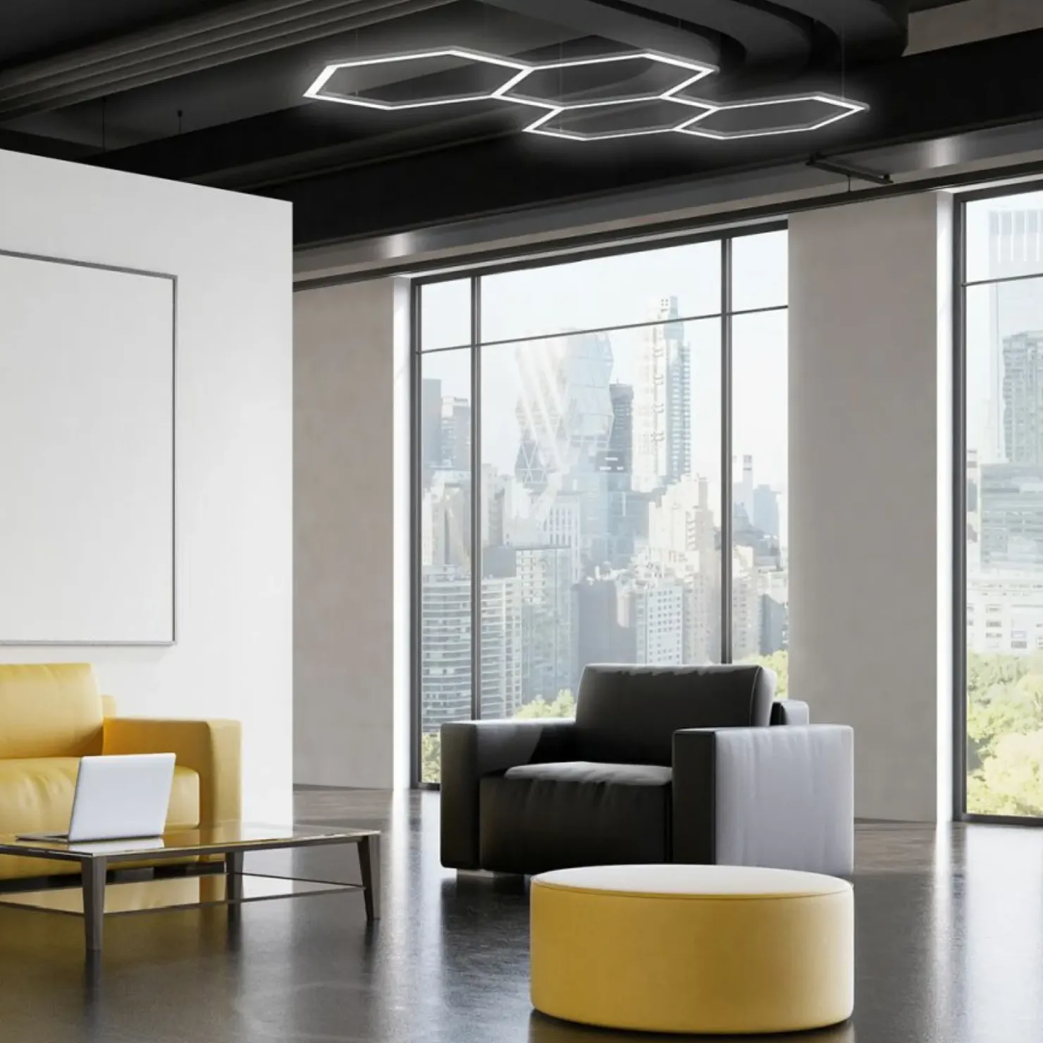 Dekoracyjna lampa LED LP-0109/5C 4K GEOMETRIC SYSTEM | Kaja*Sklep Kaja Best