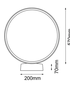 Dekoracyjna lampa ogrodowa ⌀64cm 3000K ANT 9912 ABIRA | Kaja*Sklep Kaja New
