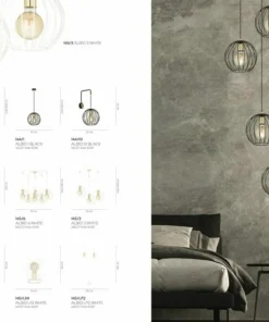 Dekoracyjna lampa podłogowa na dwie żarówki 144/LP2 | Kaja Oświetlenie*Sklep Kaja Online