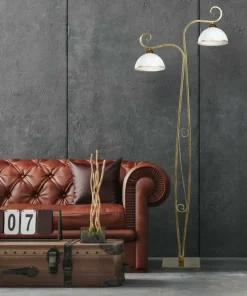 Dekoracyjna lampa podłogowa w stylu retro 149/LP2 WIVARA | Kaja*Sklep Kaja Cheap