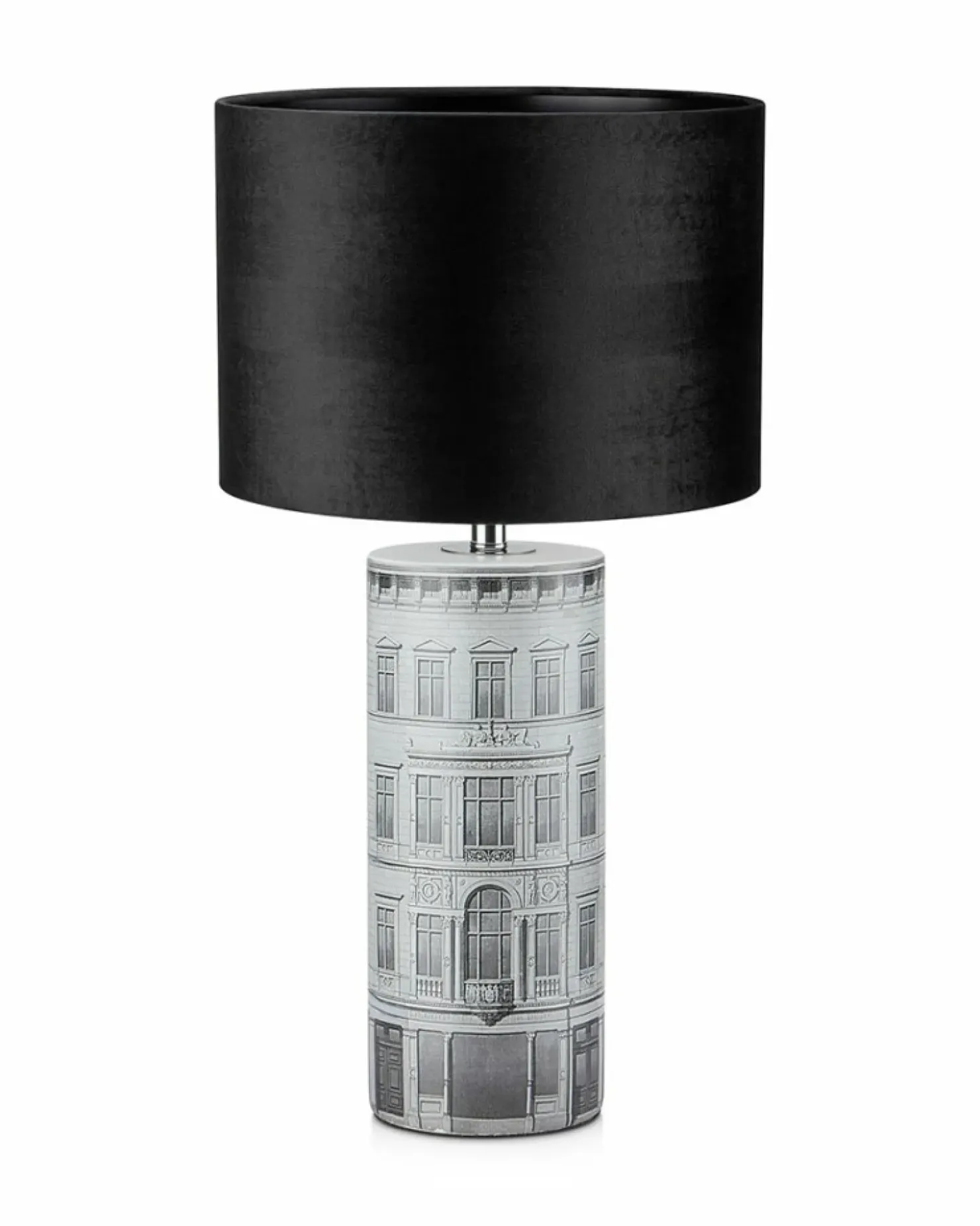 Dekoracyjna lampa stołowa z rysunkiem miasta 108103 | Kaja Oświetlenie*Sklep Kaja Discount