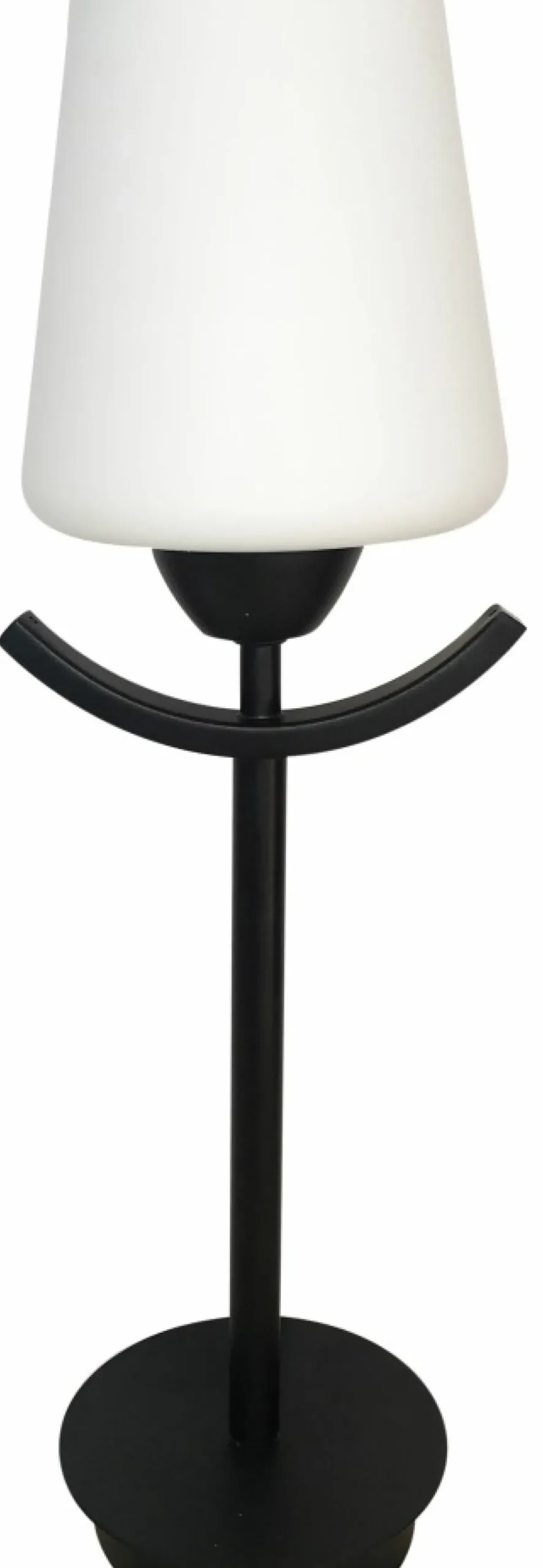 Dekoracyjna lampa stołowa z białym kloszem 41-38852 z serii LONDYN*Sklep Kaja Clearance