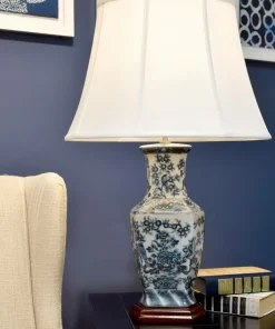Dekoracyjna lampa stołowa, nocna BLUE-HEX-TL z serii BLUE HEX*Sklep Kaja Fashion
