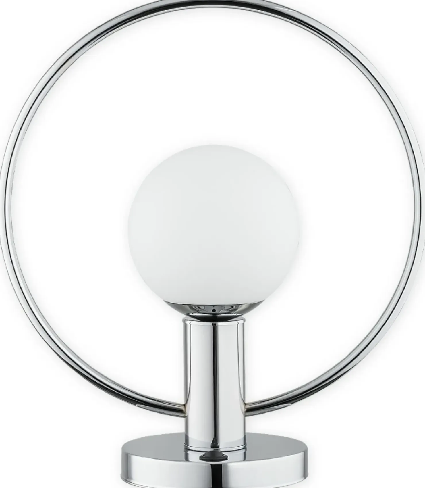 Dekoracyjna lampa stołowa z ramką w chromie O2948 L1 CH | Kaja*Sklep Kaja Clearance