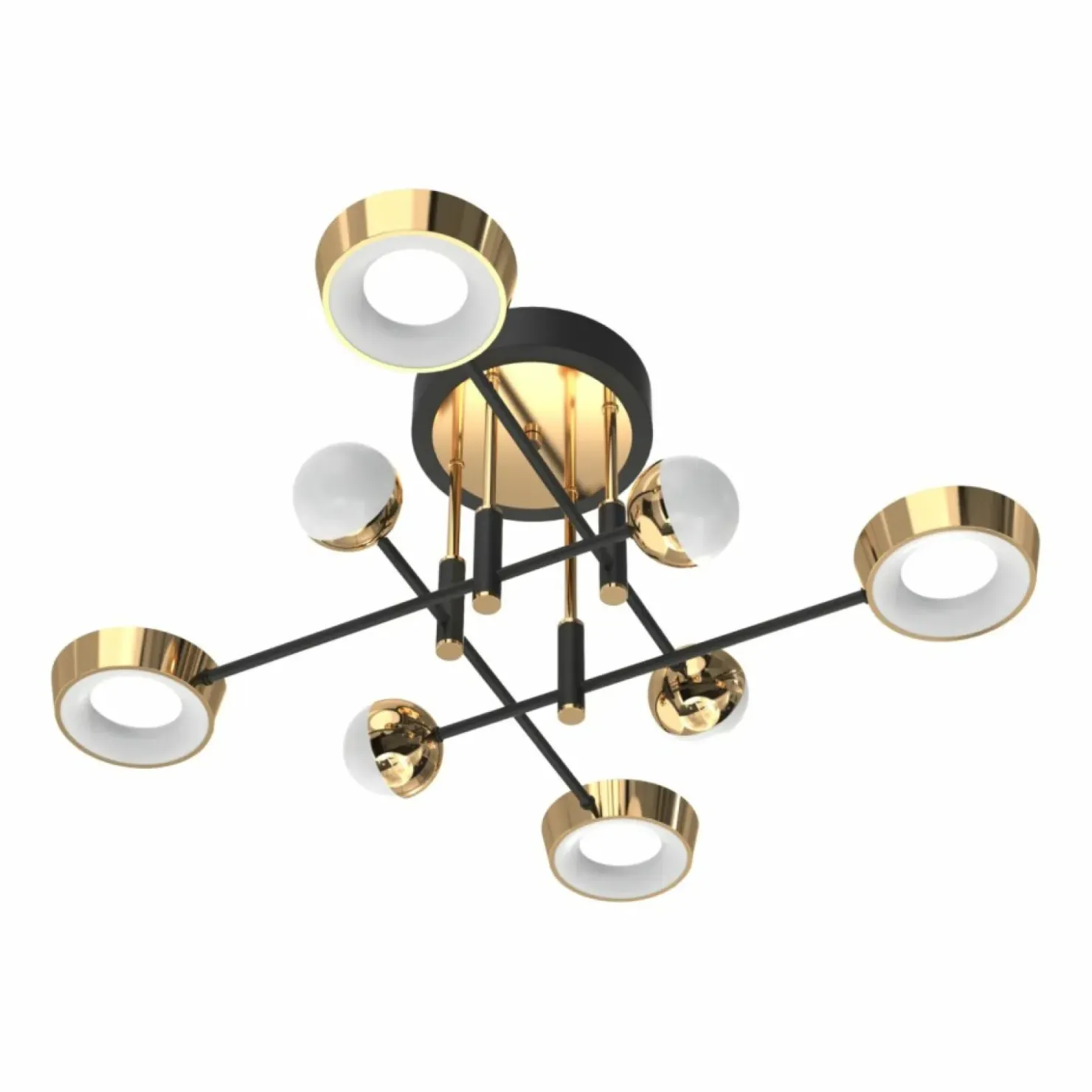 Dekoracyjna lampa sufitowa LED do salonu MX7170-8-3BGT LARA | Kaja*Sklep Kaja Cheap