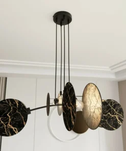 Shop Sklep Kaja Dekoracyjna lampa wisząca do salonu 1327/4 MOTIF | Kaja Oświetlenie