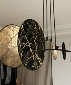 Shop Sklep Kaja Dekoracyjna lampa wisząca do salonu 1327/4 MOTIF | Kaja Oświetlenie
