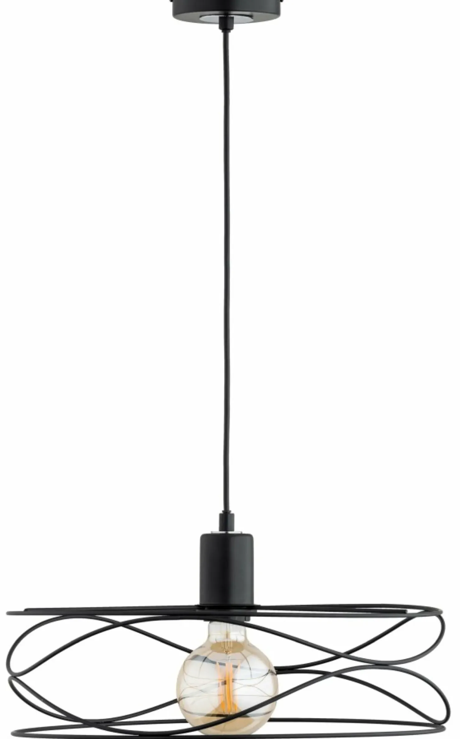 Cheap Sklep Kaja Dekoracyjna lampa wisząca z drucianym kloszem AL 61259 DIUK | Kaja