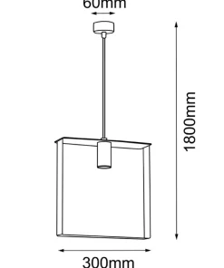 Cheap Sklep Kaja Dekoracyjna lampa wisząca GU10 30x30cm ANT 5158 ORTIGA | Kaja