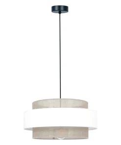 Dekoracyjna lampa wisząca, szeroki abażur K-5271 z serii CEZAR*Sklep Kaja Store