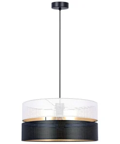 Outlet Sklep Kaja Dekoracyjna lampa wisząca z ażurowym abażurem K-5291 z serii VEGA