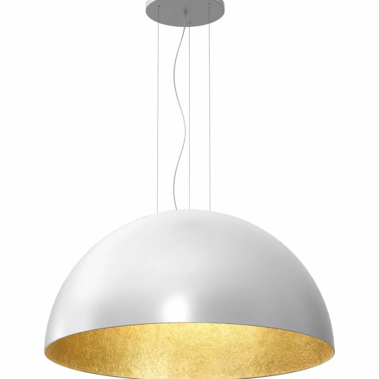 New Sklep Kaja Dekoracyjna lampa wisząca ze złotym wnętrzem LX 1684 z serii COMPO