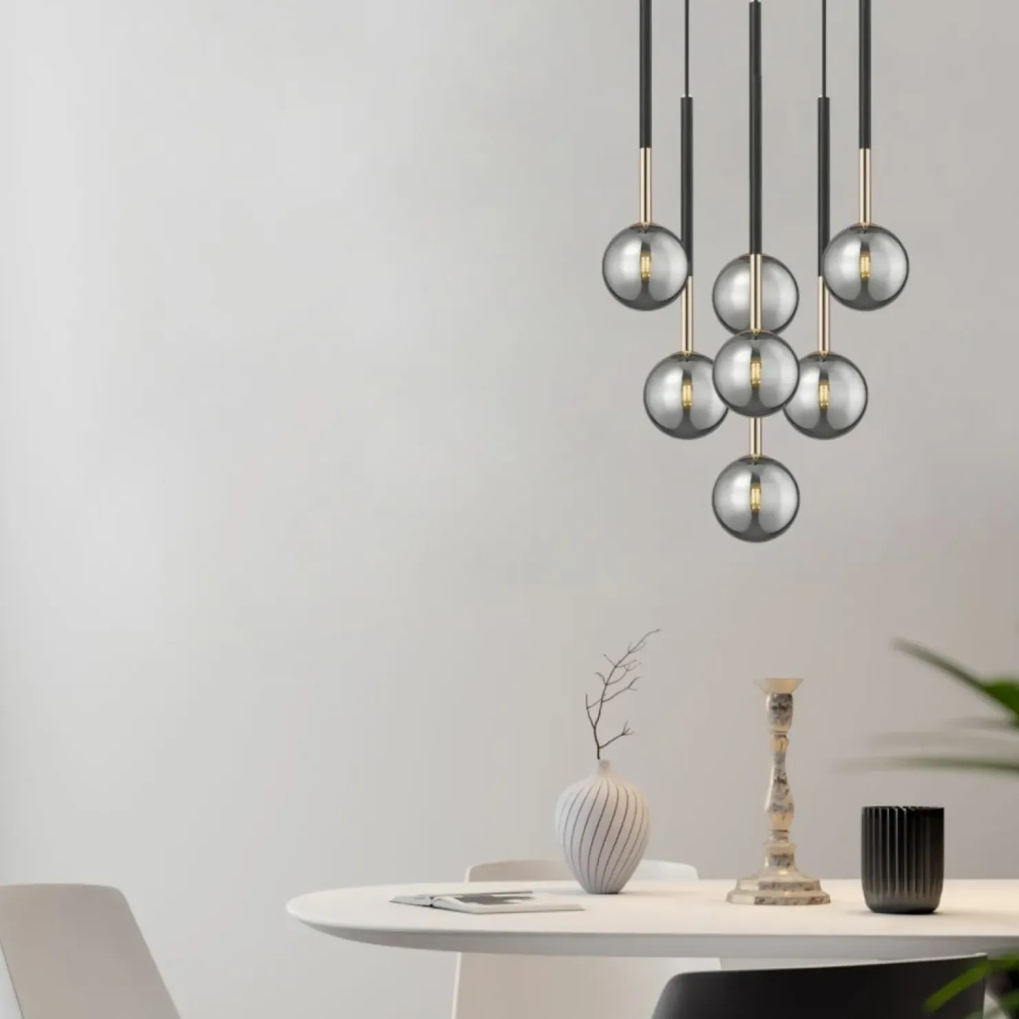 Clearance Sklep Kaja Dekoracyjna lampa wisząca do salonu P0574-07F-SDFZ ARCTURUS | Kaja