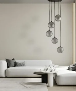 New Sklep Kaja Dekoracyjna lampa wisząca do salonu loft TK 5747 z serii ELENA | Kaja