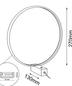 Dekoracyjna lampka biurkowa ⌀27cm 3000K ANT 2000 AGARO | Kaja*Sklep Kaja Discount